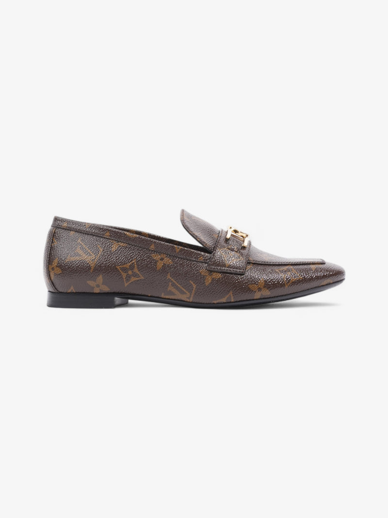  Louis Vuitton Upper Case Flat Loafer Monogram Coated Canvas EU 38 UK 5