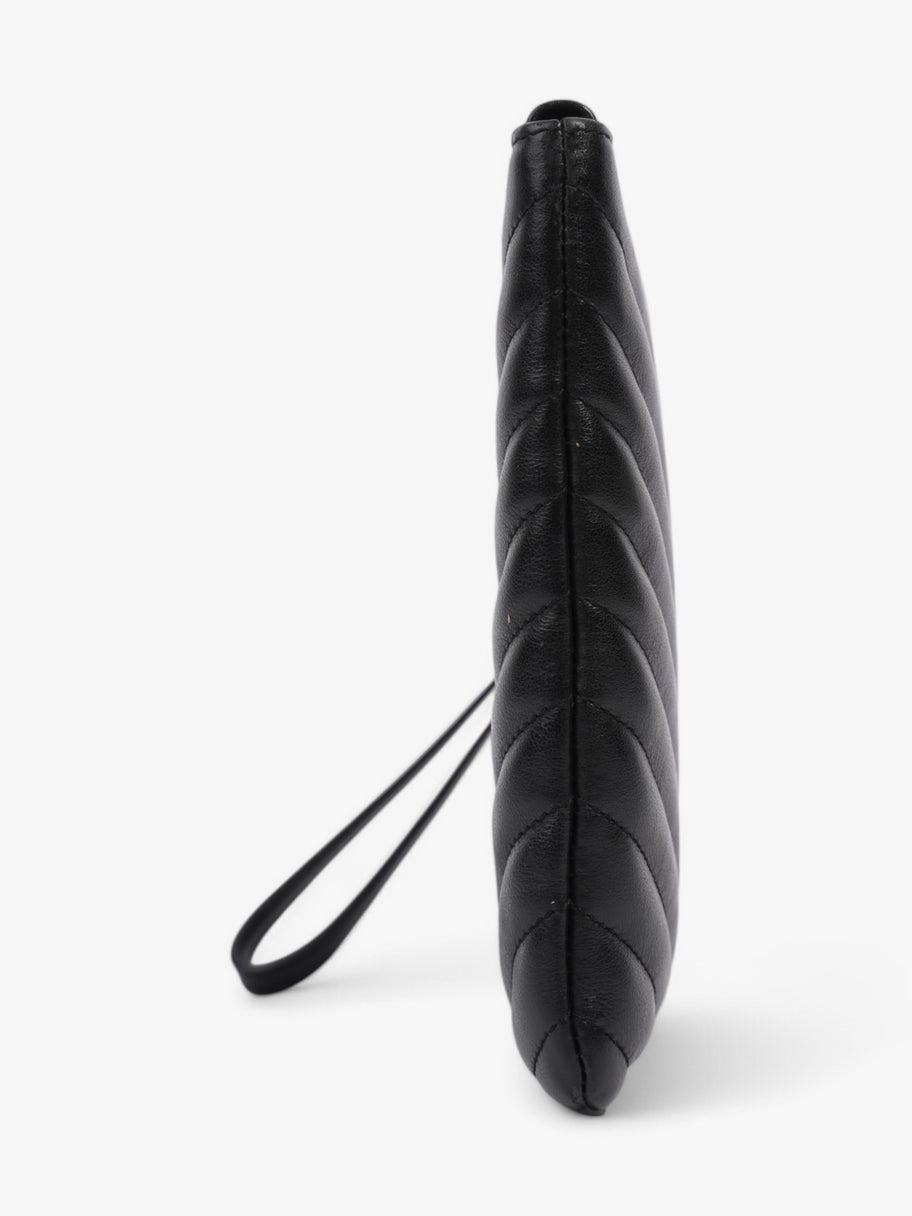 Saint Laurent Cassandra Pouch Black Matelasse Leather Image 3