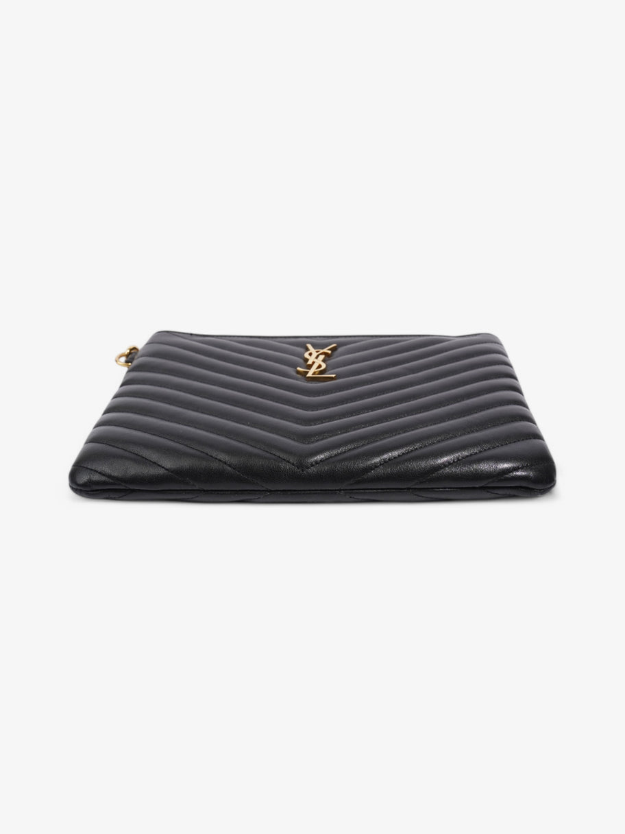 Saint Laurent Cassandra Pouch Black Matelasse Leather Image 6