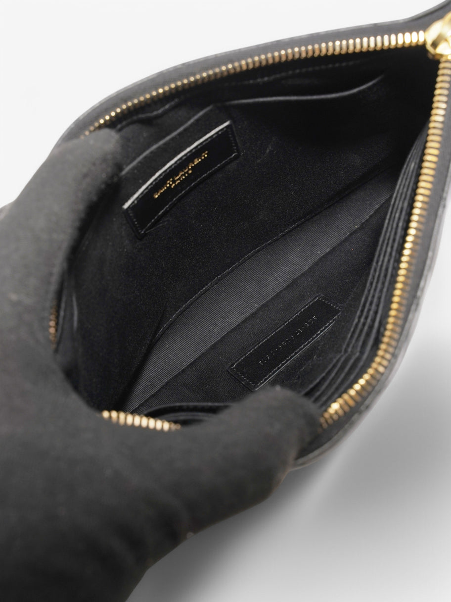 Saint Laurent Cassandra Pouch Black Matelasse Leather Image 7