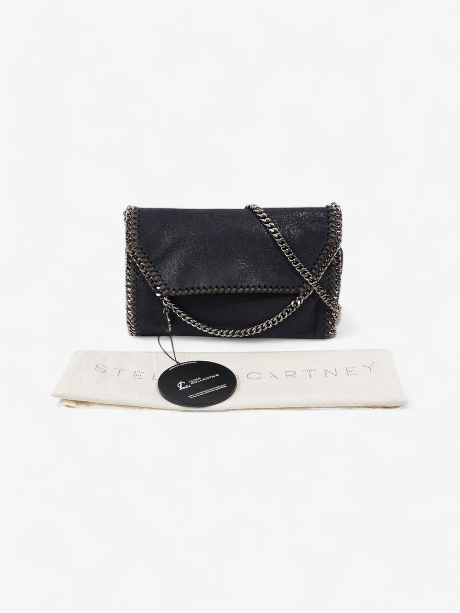 Stella McCartney Falabella Crossbody Lapis Navy Faux Suede Mini Image 10