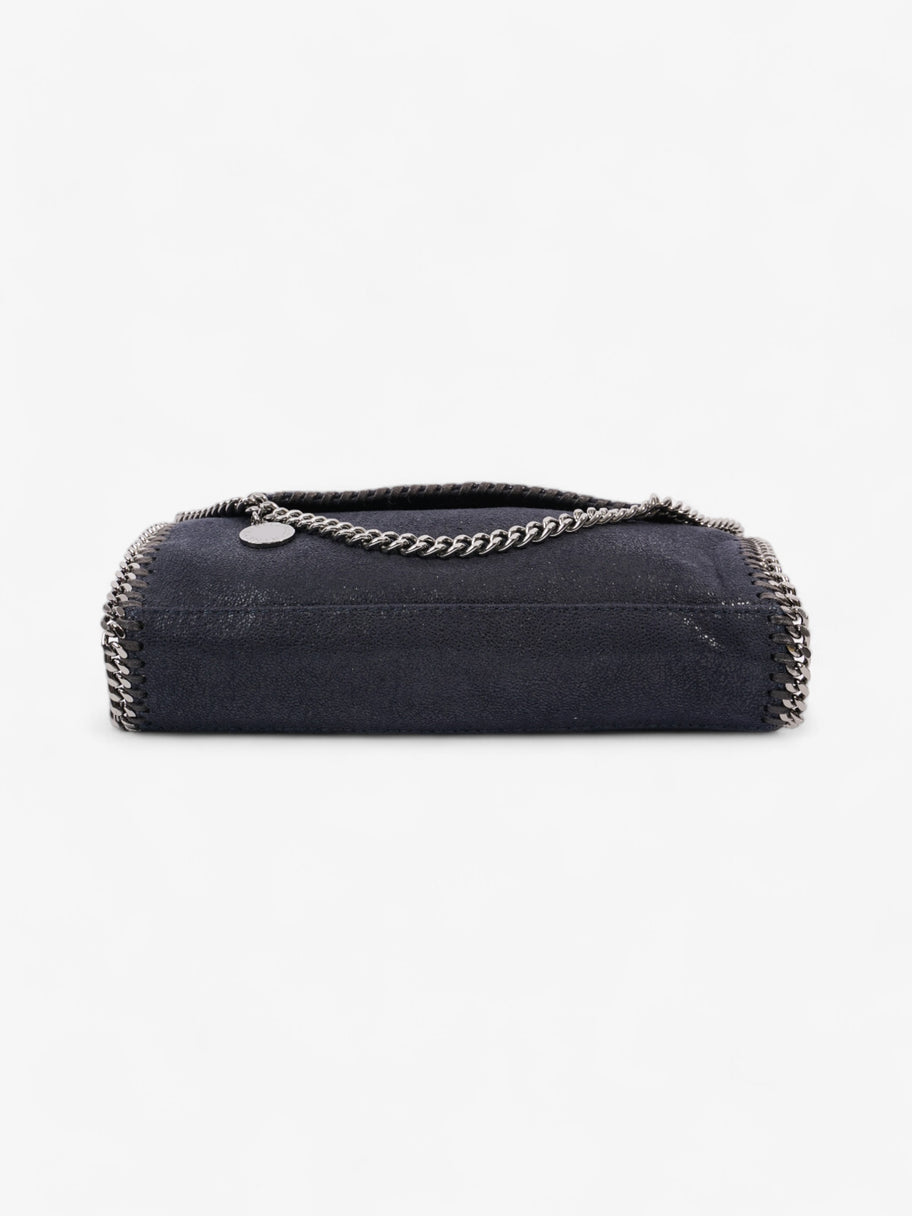 Stella McCartney Falabella Crossbody Lapis Navy Faux Suede Mini Image 6