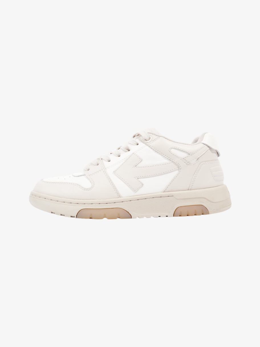 Off White Out Of Office Beige / White Leather EU 39 UK 6 Image 5