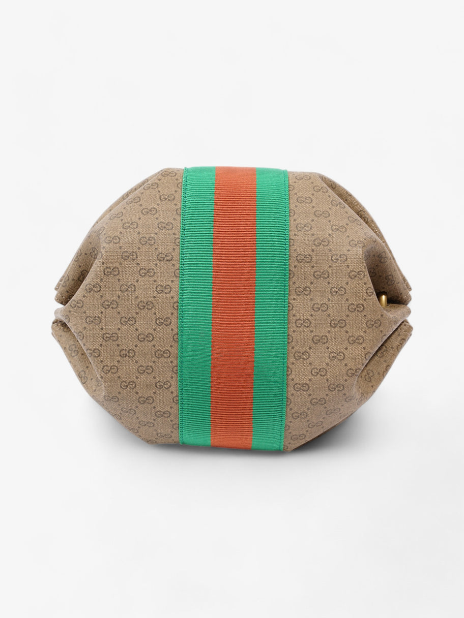 Gucci Web Butterfly New Candy Vintage GG Supreme / Green / Red Coated Canvas Mini Image 6