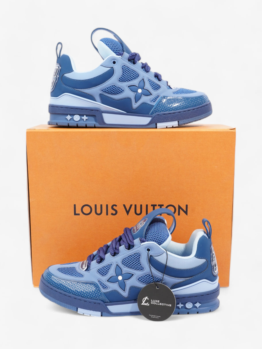 Louis Vuitton LV Skate Sneakers Blue Mesh EU 42 UK 8 Image 10