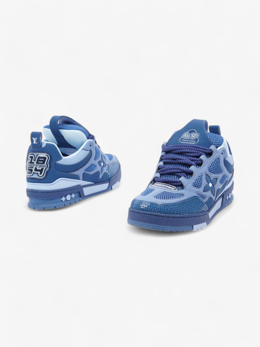 Louis Vuitton LV Skate Sneakers Blue Mesh EU 42 UK 8 Image 9