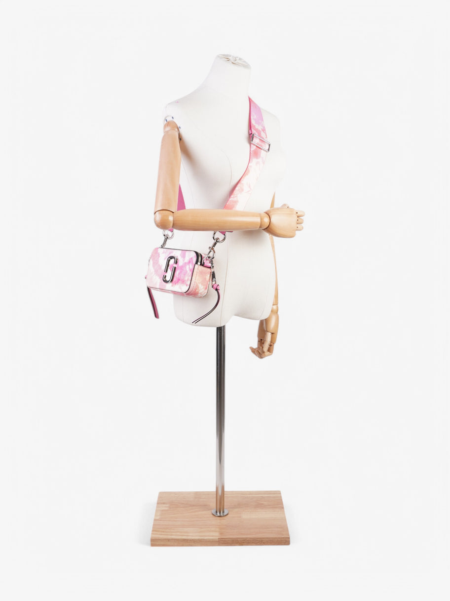 Marc Jacobs The Snapshot Pink / White Canvas Image 2