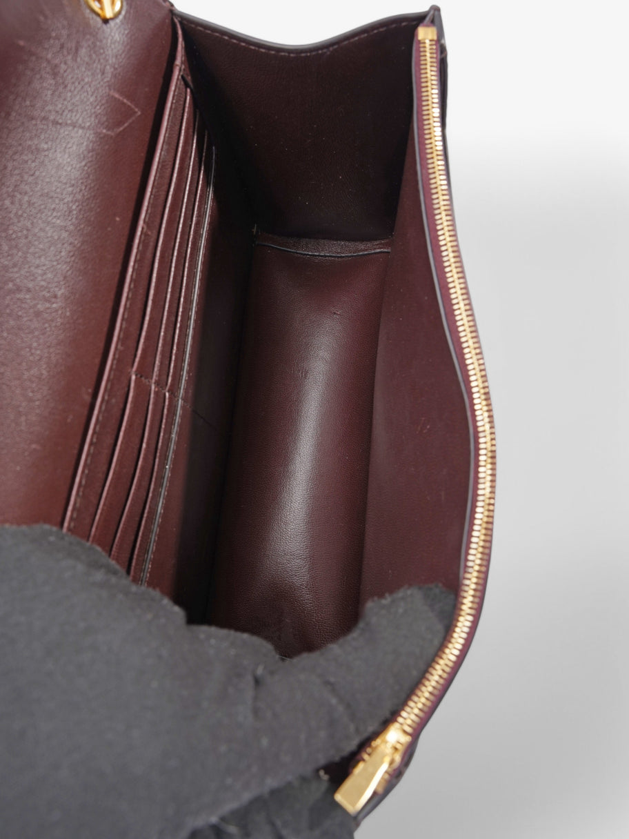 Mulberry Darley Maroon Embossed Leather Medium Image 11