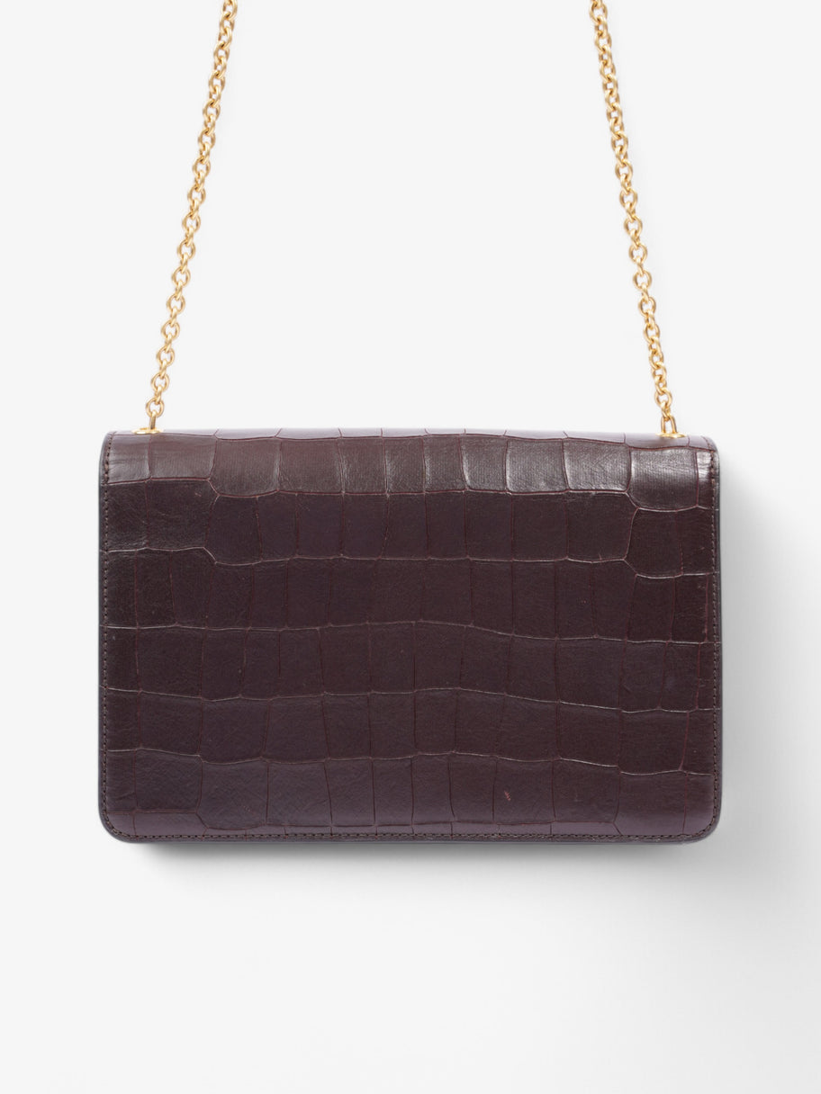 Mulberry Darley Maroon Embossed Leather Medium Image 4