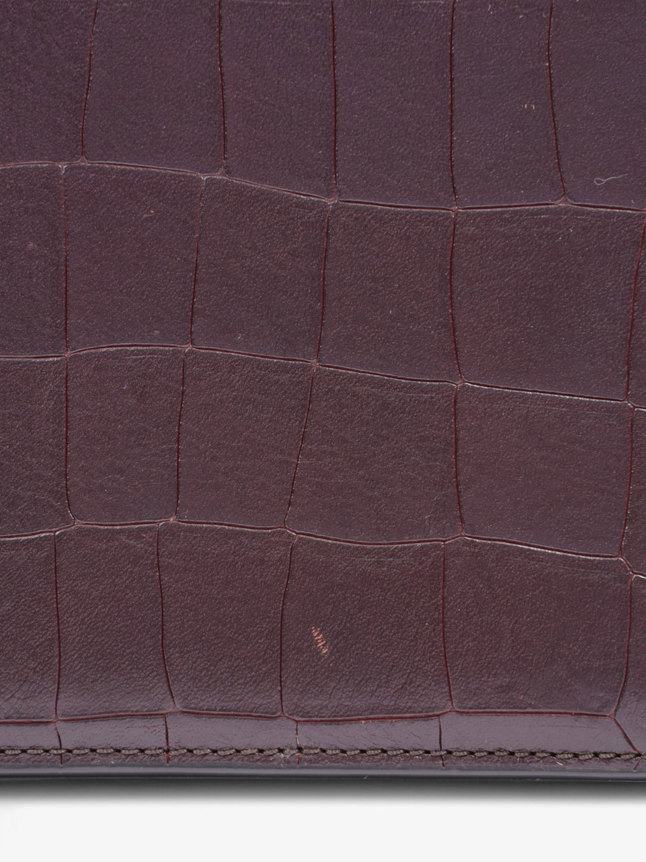 Mulberry Darley Maroon Embossed Leather Medium Image 9