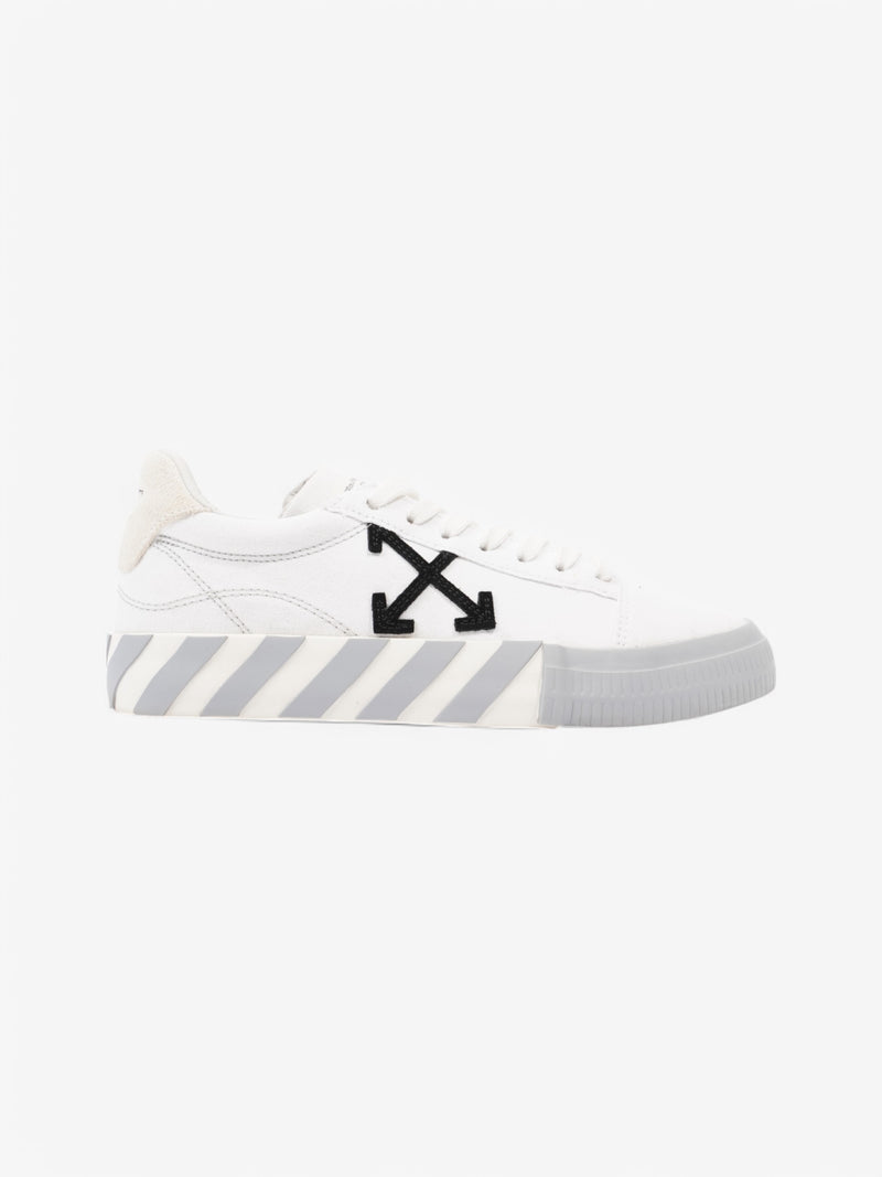  Off White Vulcanised Low-top White  / Black Canvas EU 39 UK 6