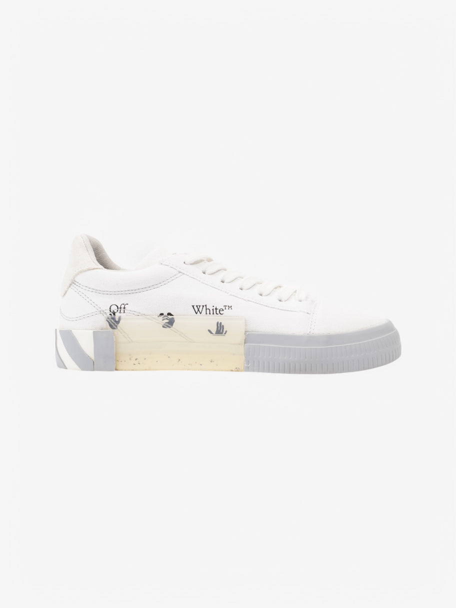 Off White Vulcanised Low-top White  / Black Canvas EU 39 UK 6 Image 4