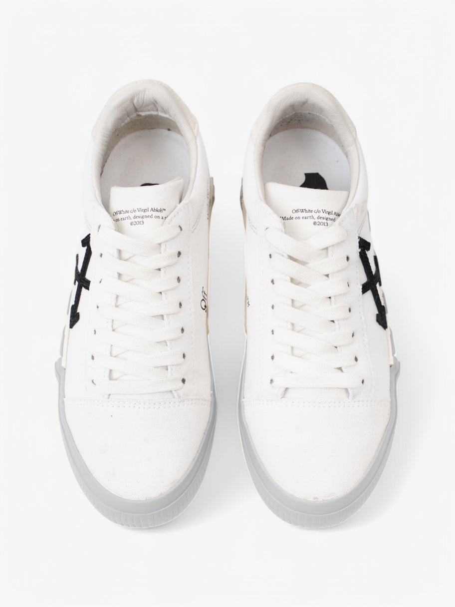 Off White Vulcanised Low-top White  / Black Canvas EU 39 UK 6 Image 9