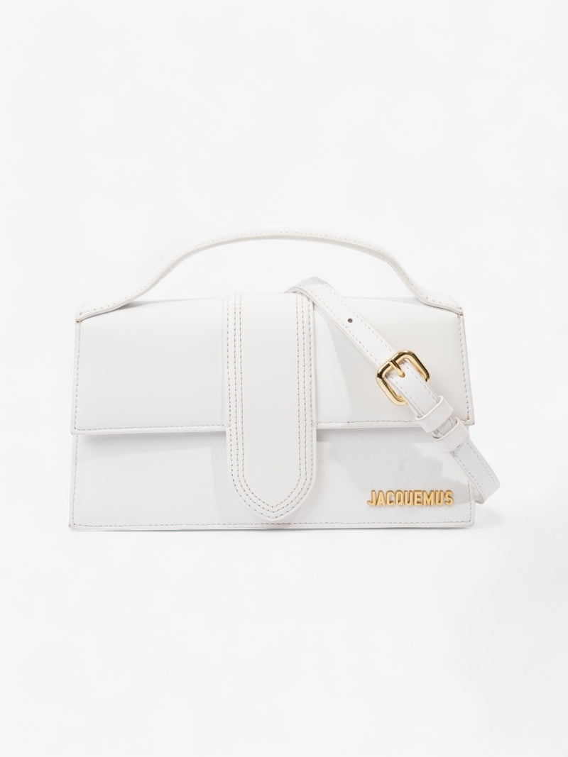 Jacquemus Le Grand Bambino White Leather