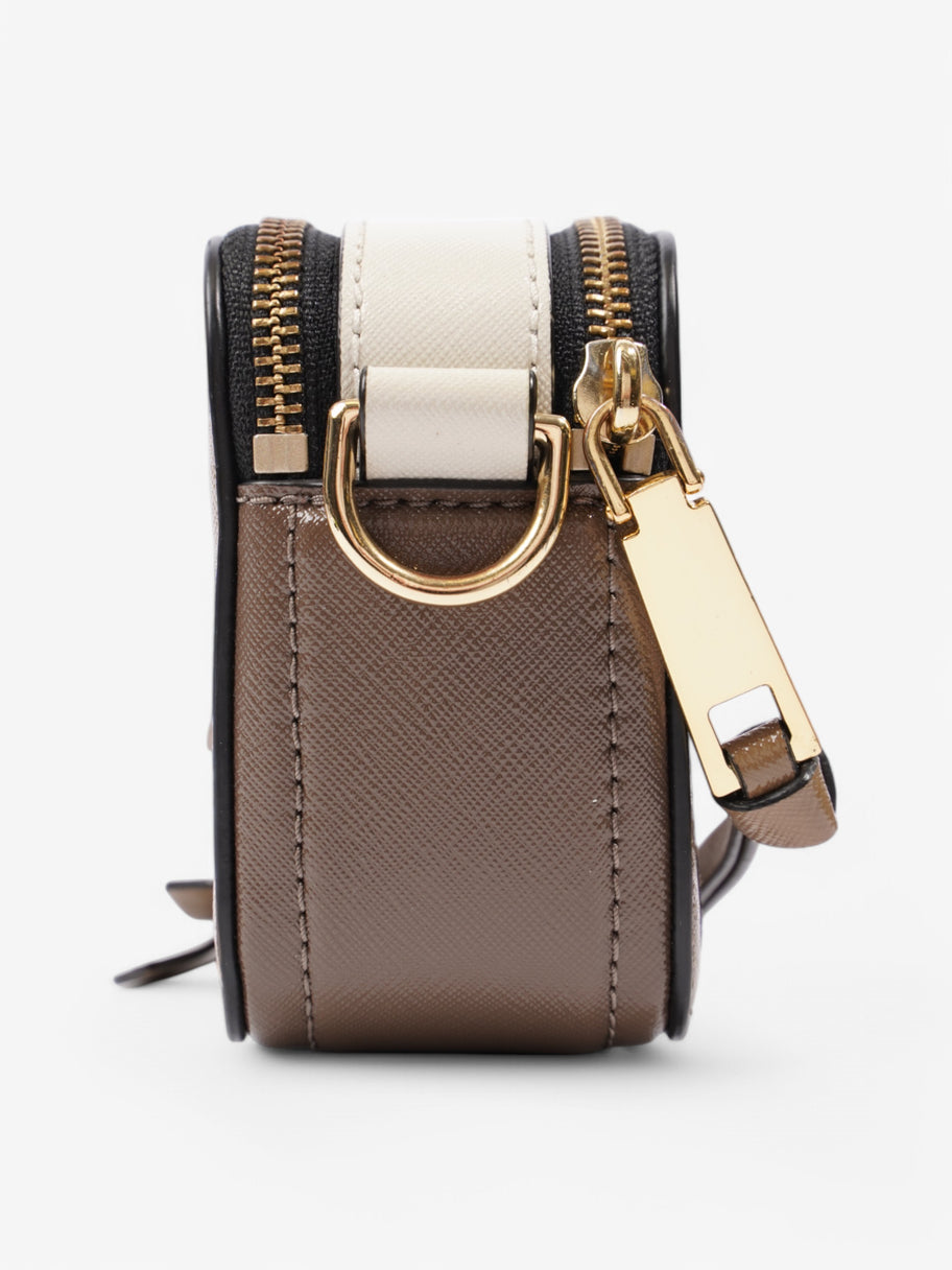 Marc Jacobs The Snapshot Caramel / White Leather Image 3