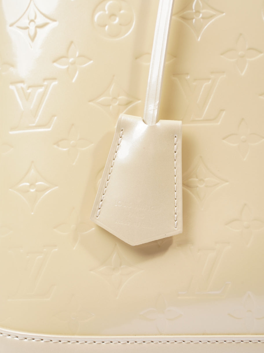Louis Vuitton Alma Cream Embossed Leather MM Image 7