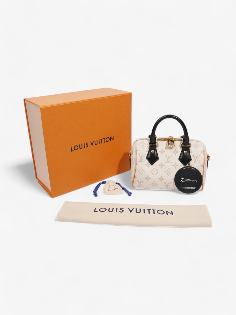 Louis Vuitton Speedy Bandoulière Monogram Dune / Black Coated Canvas 20 Image 8