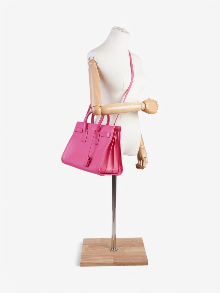 Saint Laurent Sac de Jour Pink Leather Small Image 2