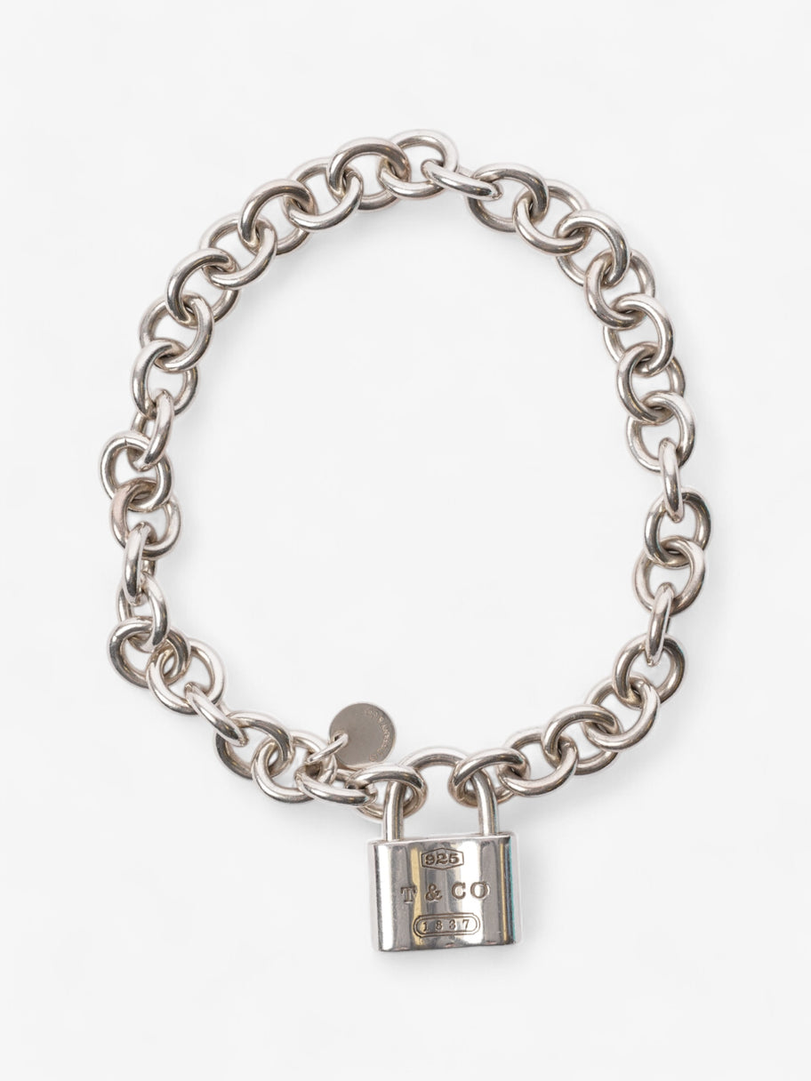Tiffany and Co 1837 Padlock Bracelet Silver Silver Plated Image 1