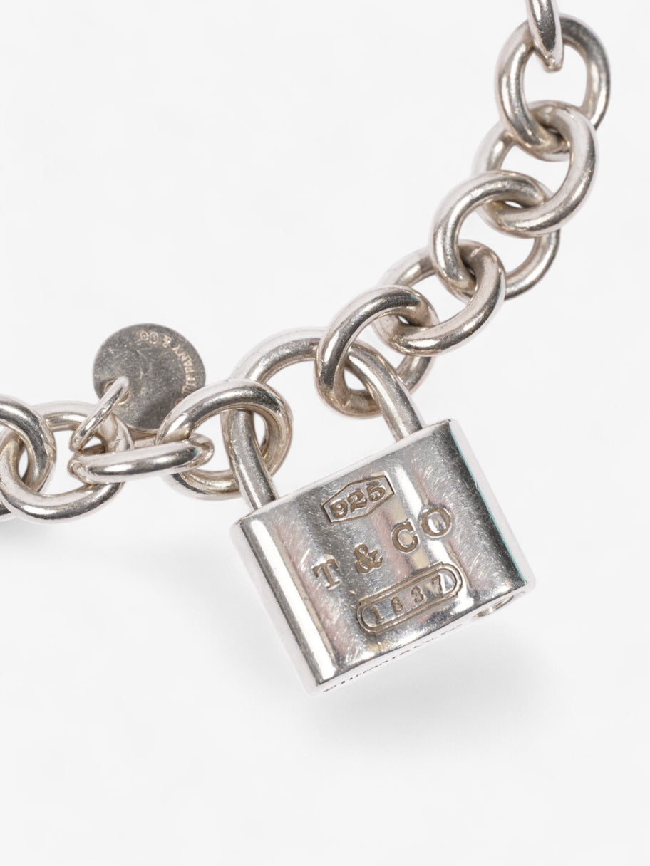 Tiffany and Co 1837 Padlock Bracelet Silver Silver Plated Image 2