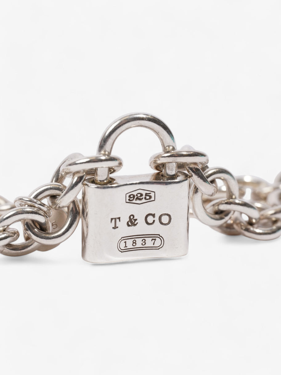 Tiffany and Co 1837 Padlock Bracelet Silver Silver Plated Image 3