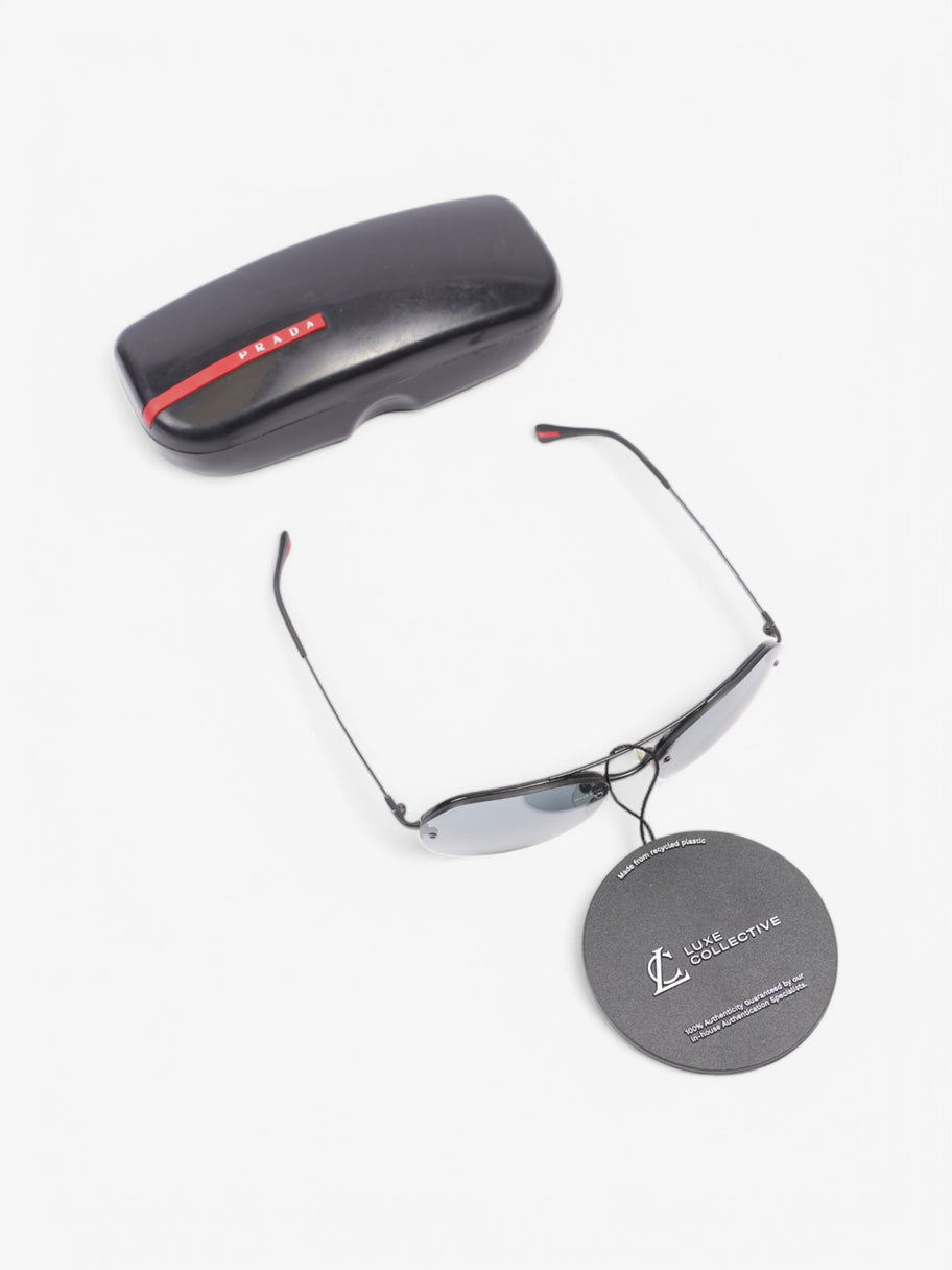 Prada Aviators Black Base Metal 135mm Image 7
