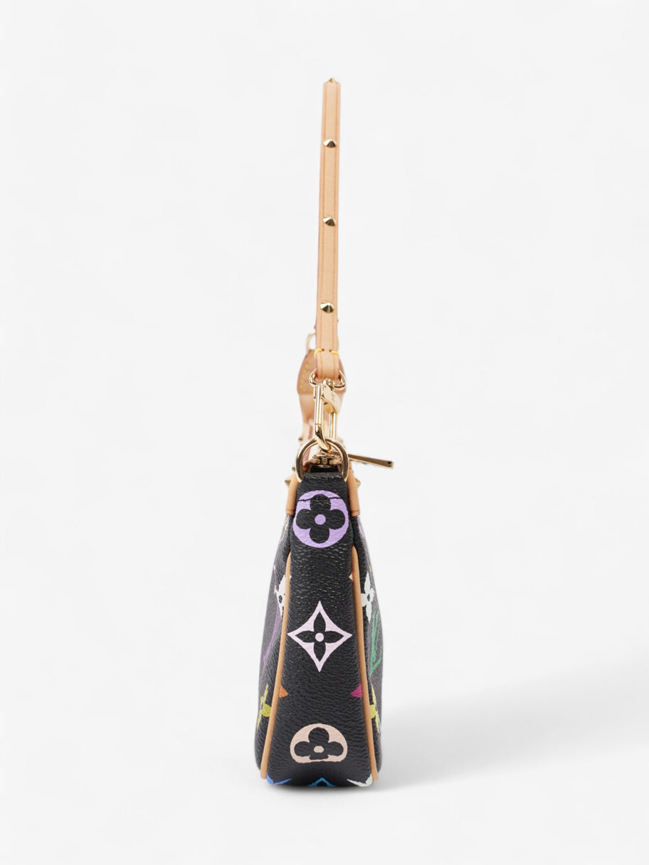 Louis Vuitton Pochette Accessoires Black / Monogram Multicolour Coated Canvas Image 3