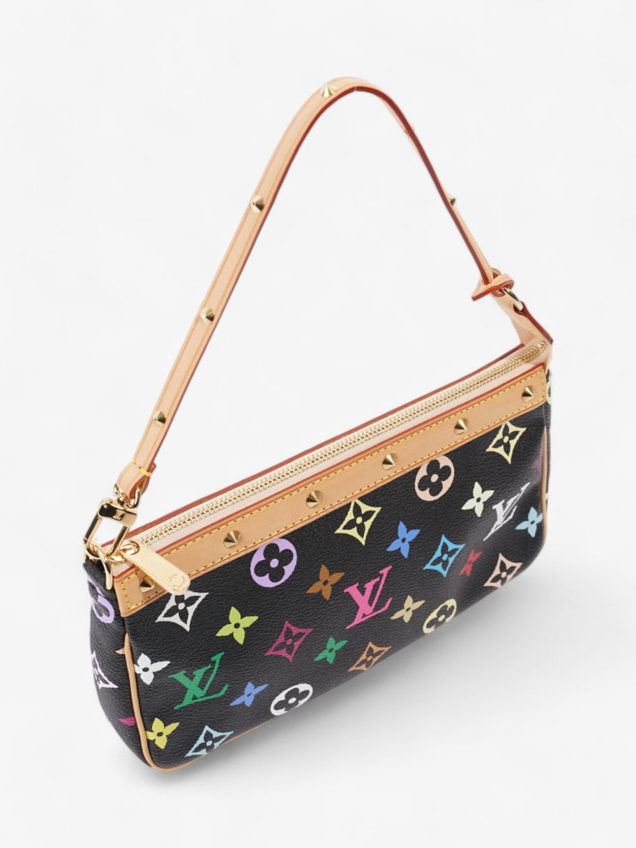Louis Vuitton Pochette Accessoires Black / Monogram Multicolour Coated Canvas Image 7