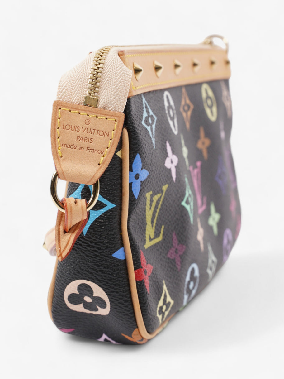 Louis Vuitton Pochette Accessoires Black / Monogram Multicolour Coated Canvas Image 9
