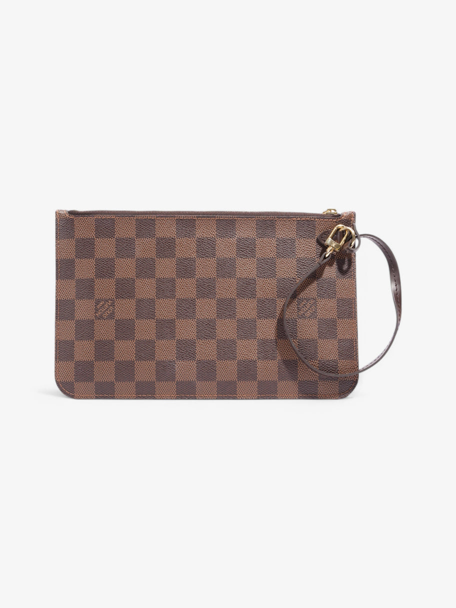 Louis Vuitton Neverfull Pochette Damier Ebene Coated Canvas Image 3