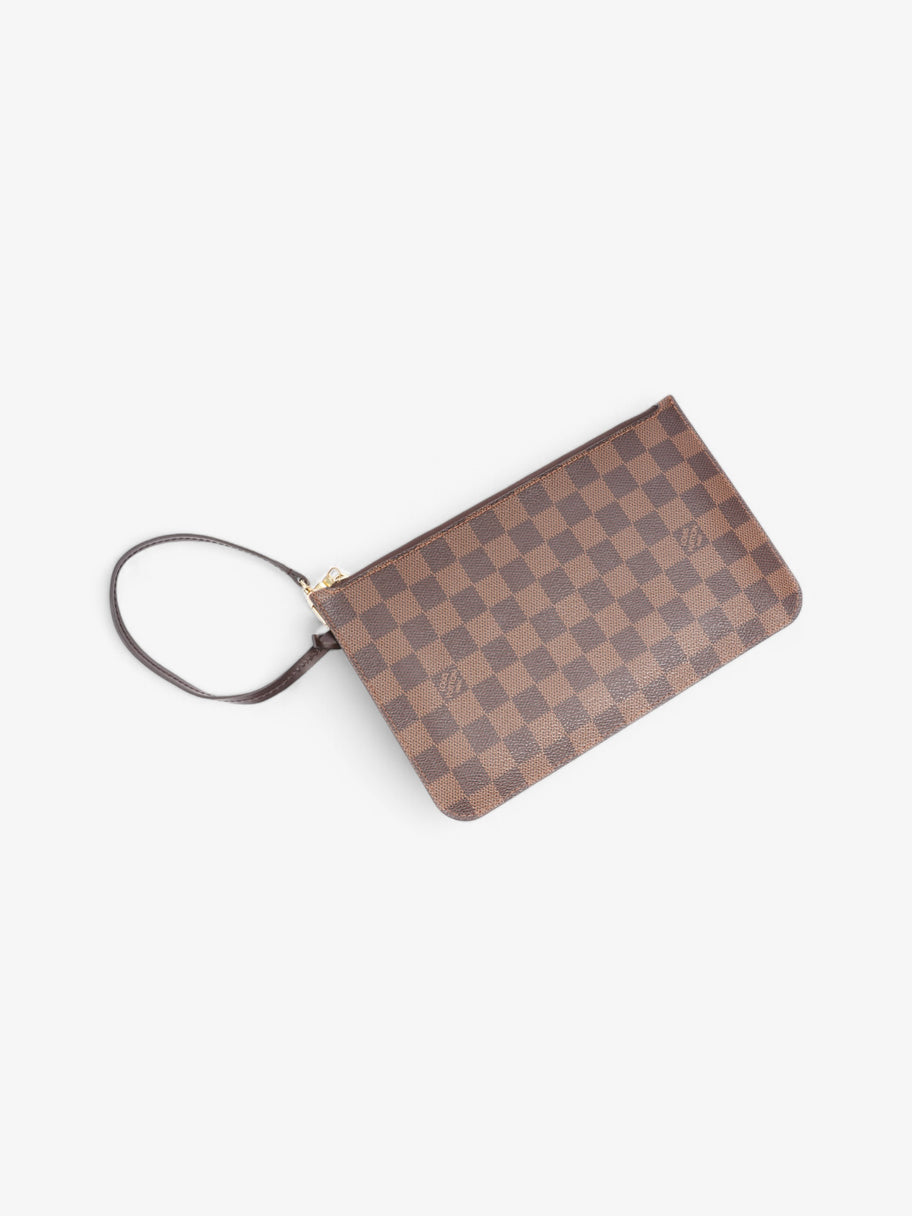 Louis Vuitton Neverfull Pochette Damier Ebene Coated Canvas Image 4