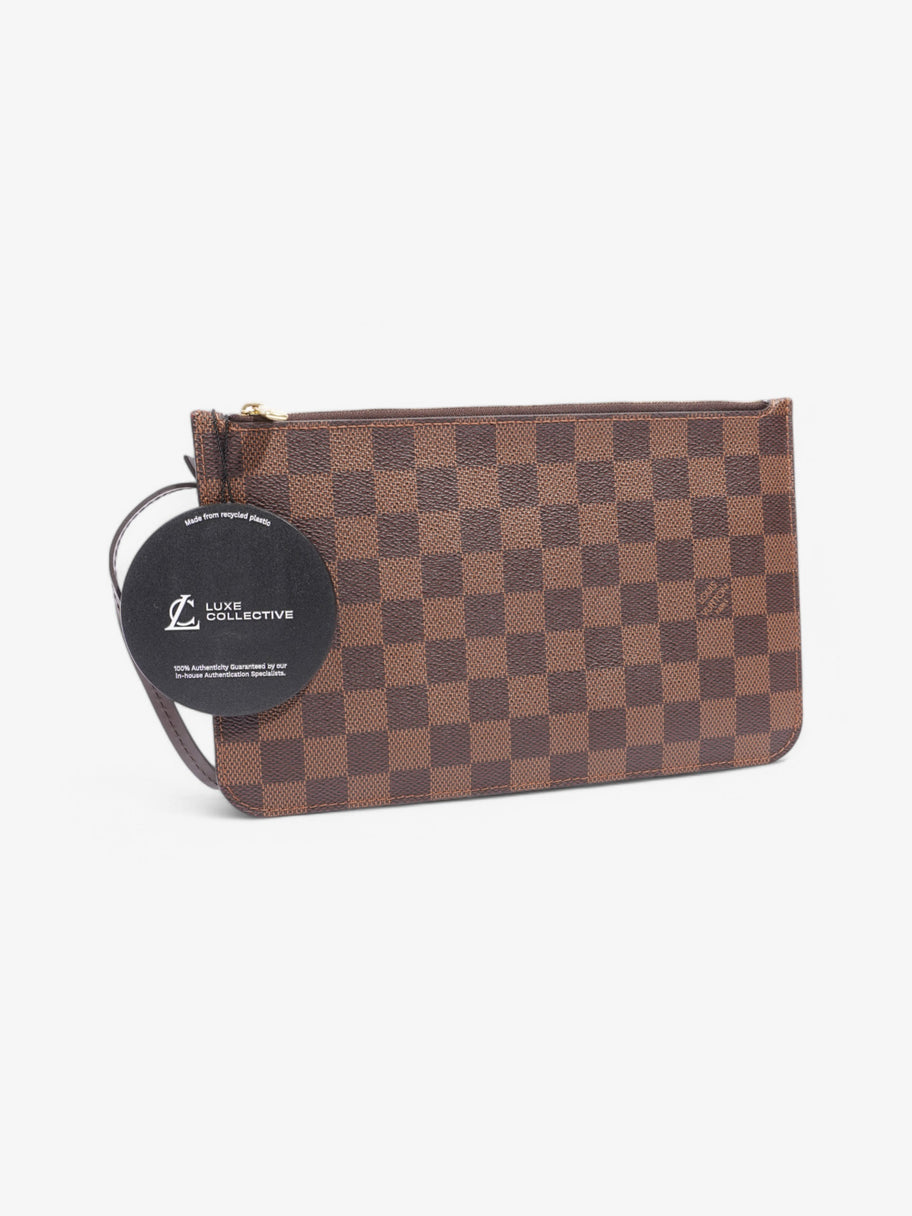 Louis Vuitton Neverfull Pochette Damier Ebene Coated Canvas Image 6