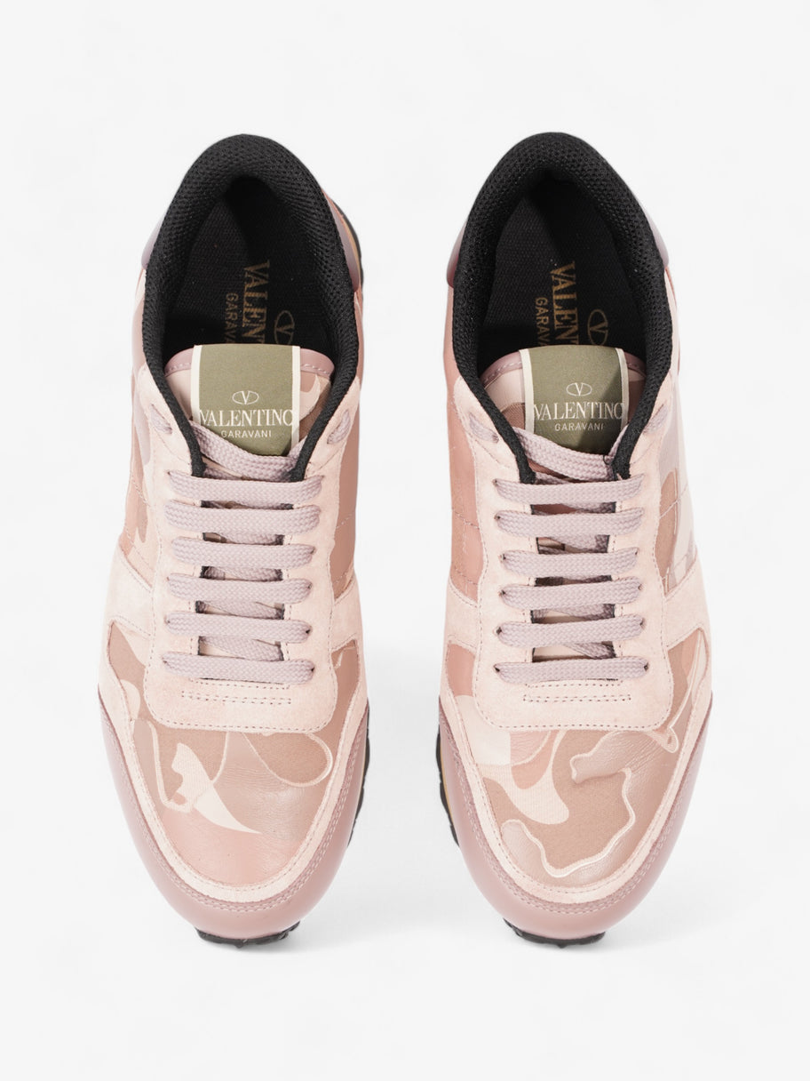 Valentino Rockrunner Pink Camo Suede EU 39 UK 6 Image 8