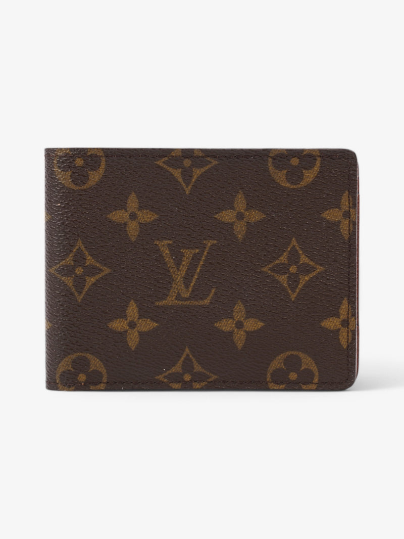  Louis Vuitton Slender Wallet Monogram Coated Canvas