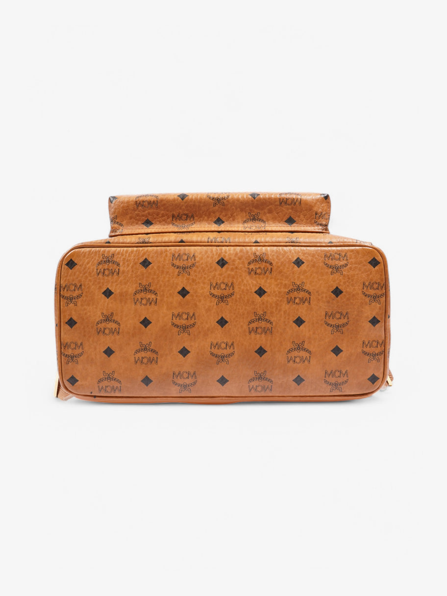 MCM Stark Backpack Cognac Leather Large Image 6