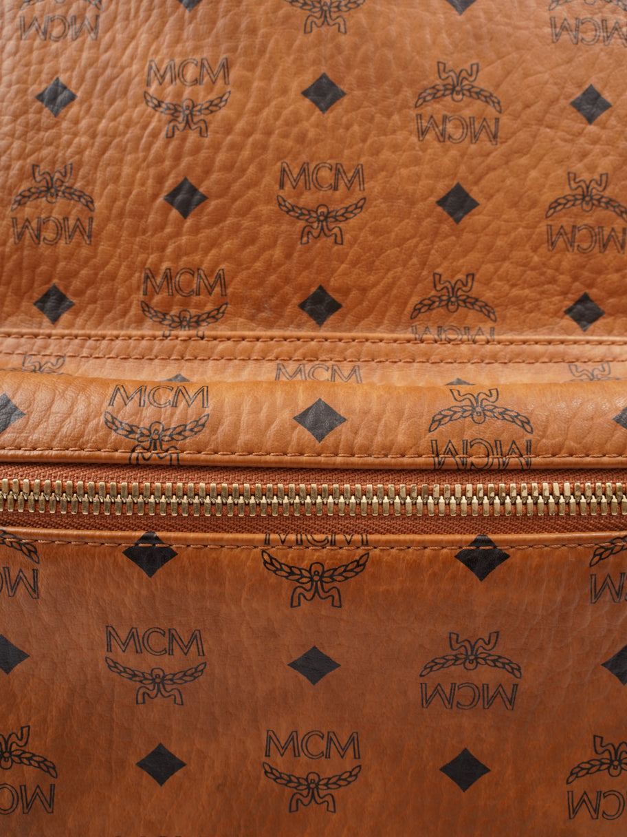 MCM Stark Backpack Cognac Leather Large Image 7