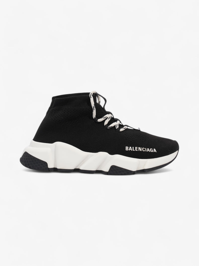  Balenciaga Speed Lace Up Black / White Cotton EU 37 UK 4