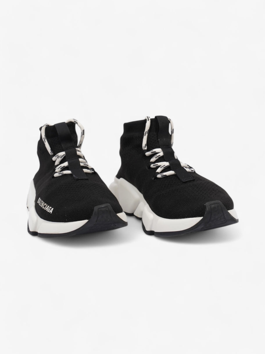 Balenciaga Speed Lace Up Black / White Cotton EU 37 UK 4 Image 2