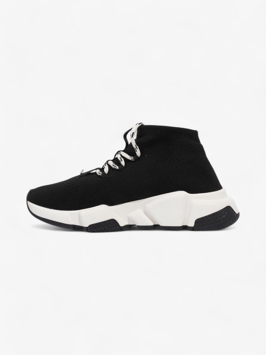 Balenciaga Speed Lace Up Black / White Cotton EU 37 UK 4 Image 3