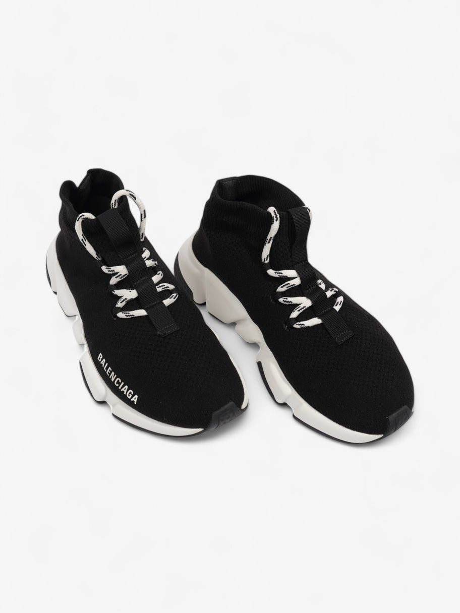 Balenciaga Speed Lace Up Black / White Cotton EU 37 UK 4 Image 8