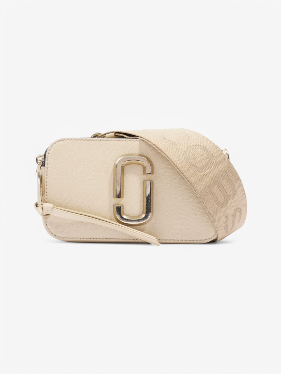 Marc Jacobs Snapshot Bag Beige  / Black Leather Image 1