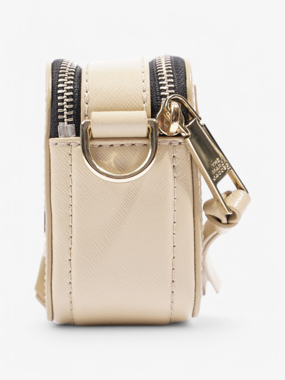 Marc Jacobs Snapshot Bag Beige  / Black Leather Image 12