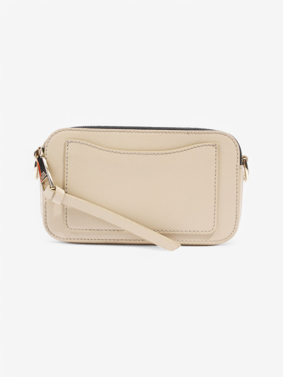 Marc Jacobs Snapshot Bag Beige  / Black Leather Image 13