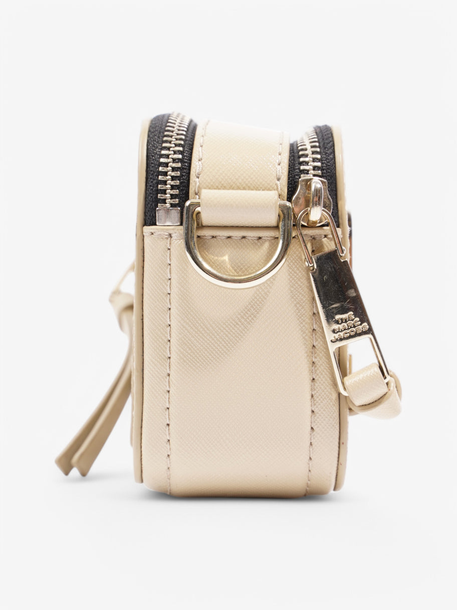 Marc Jacobs Snapshot Bag Beige  / Black Leather Image 14