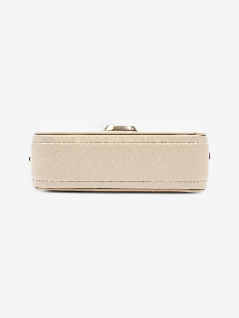 Marc Jacobs Snapshot Bag Beige  / Black Leather Image 15