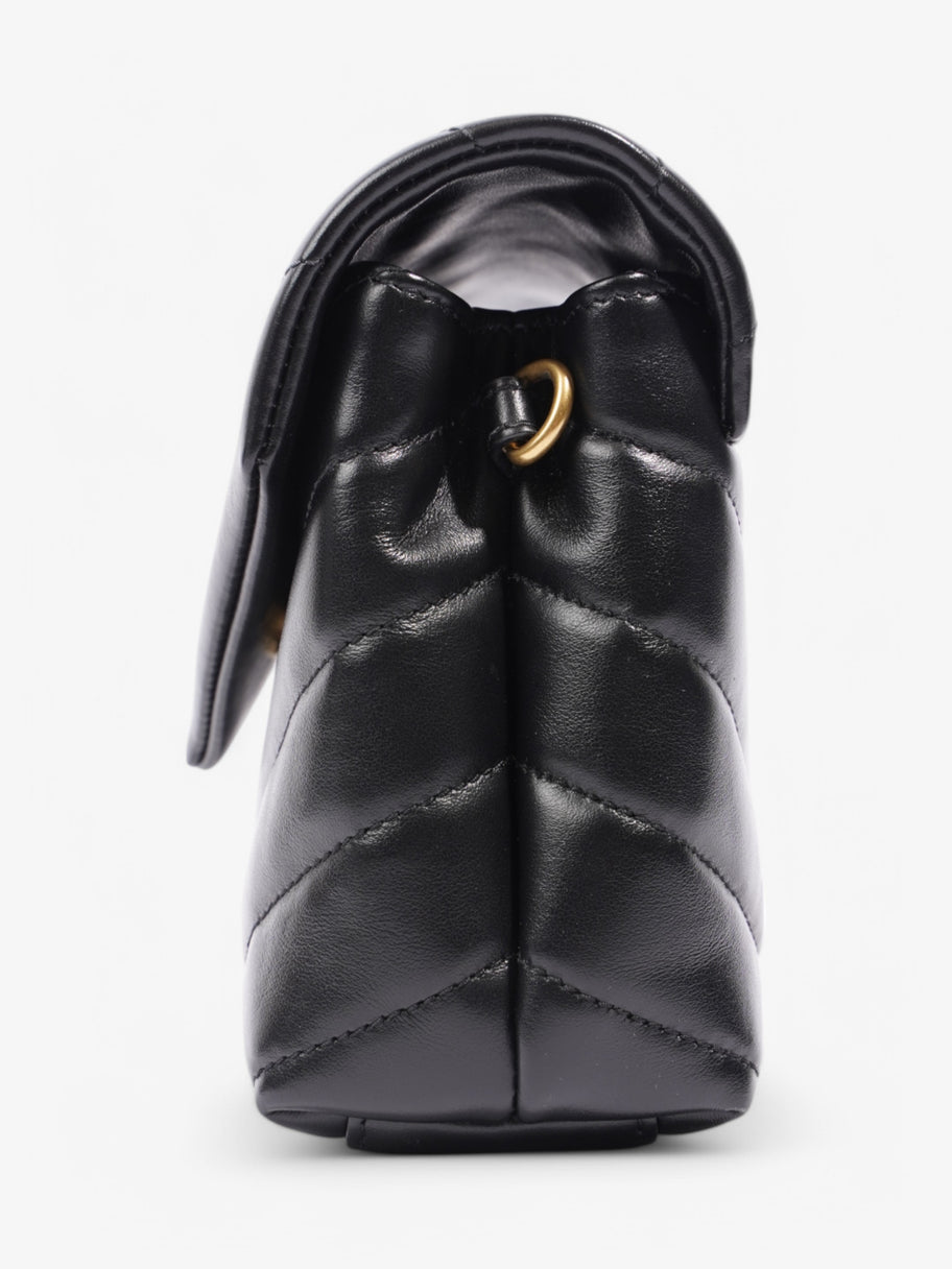 Saint Laurent LouLou Toy Black Matelasse Leather Image 3