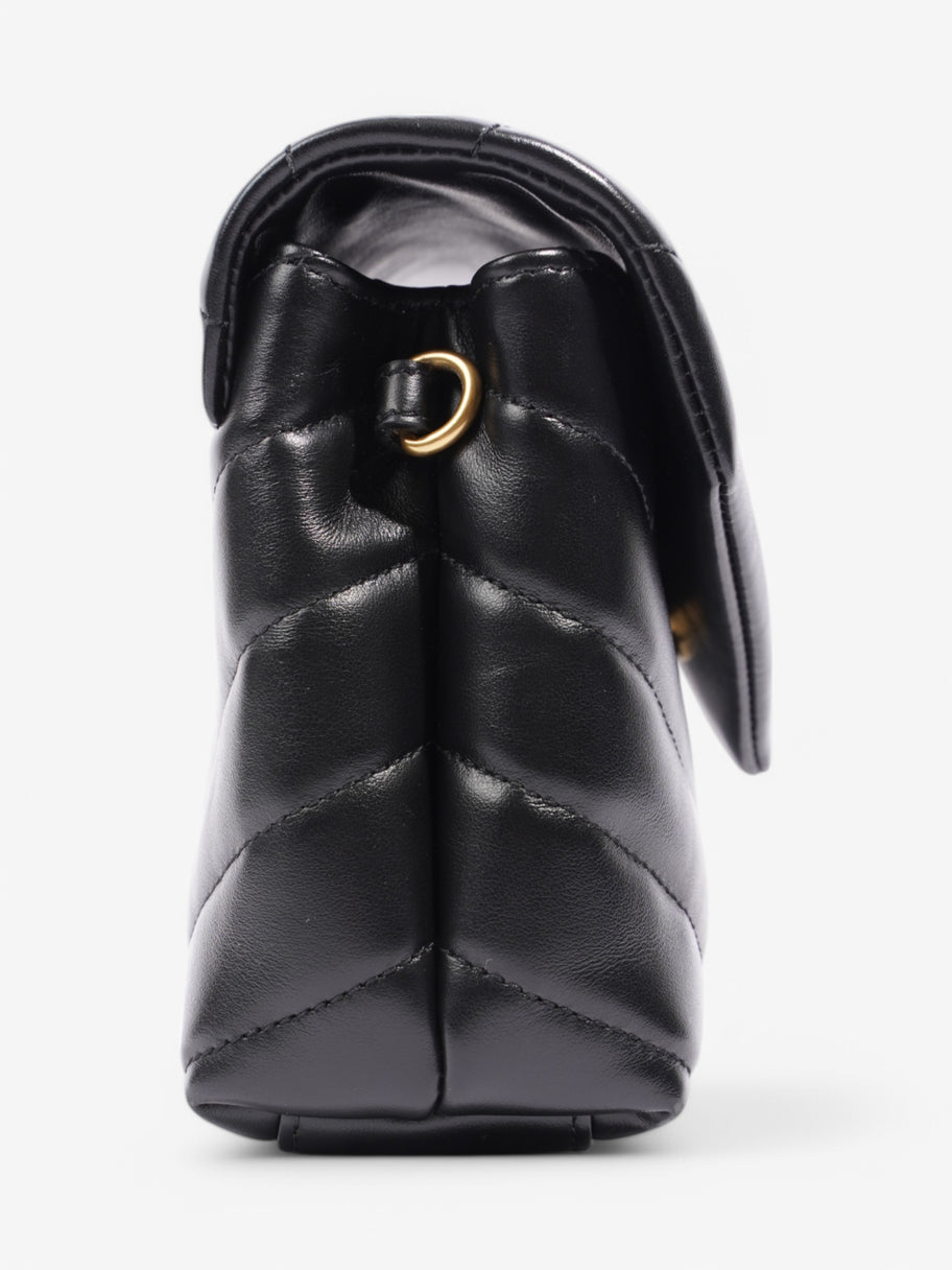 Saint Laurent LouLou Toy Black Matelasse Leather Image 5