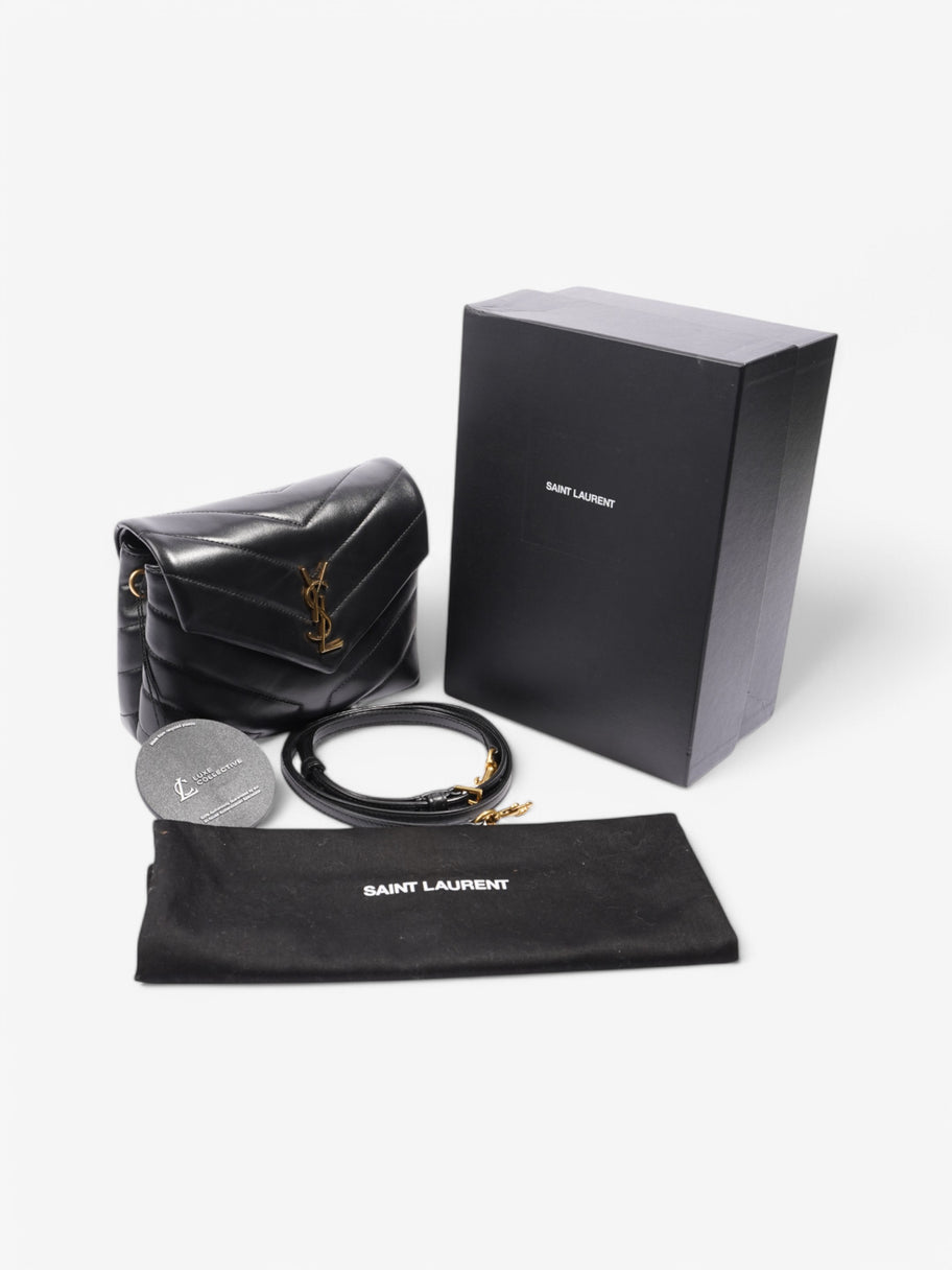 Saint Laurent LouLou Toy Black Matelasse Leather Image 9