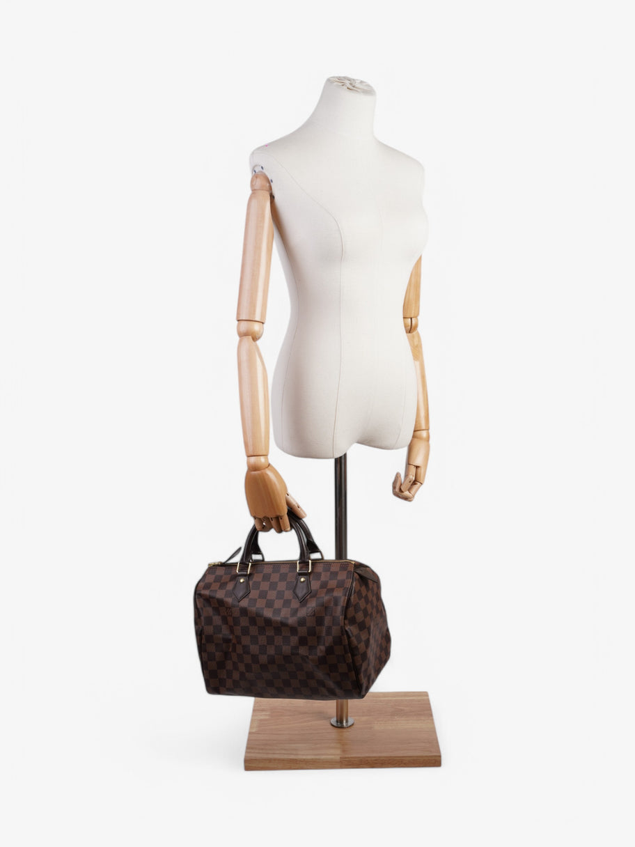 Louis Vuitton Speedy Damier Ebene Coated Canvas 30 Image 2