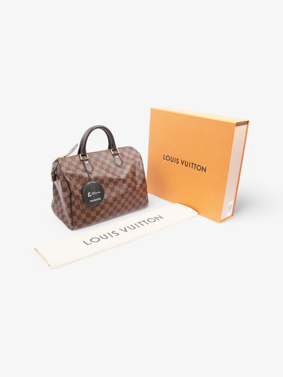 Louis Vuitton Speedy Damier Ebene Coated Canvas 30 Image 9